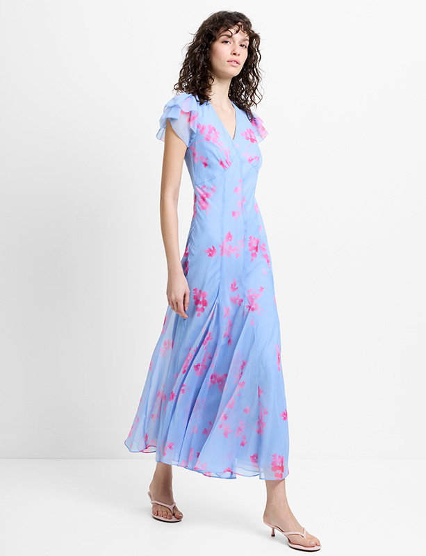 Myla Emina Chiffon Tea Dress