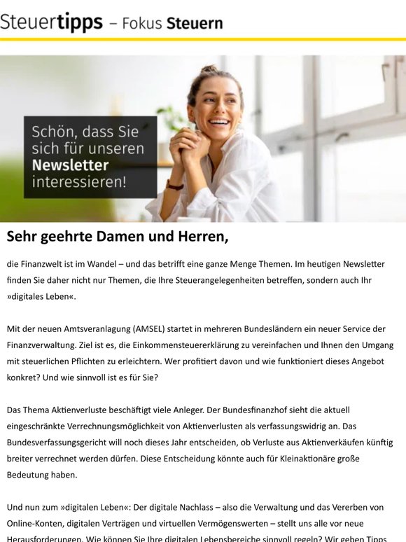 🚨 Amtsveranlagung: Steuerbescheid als Vorschlag