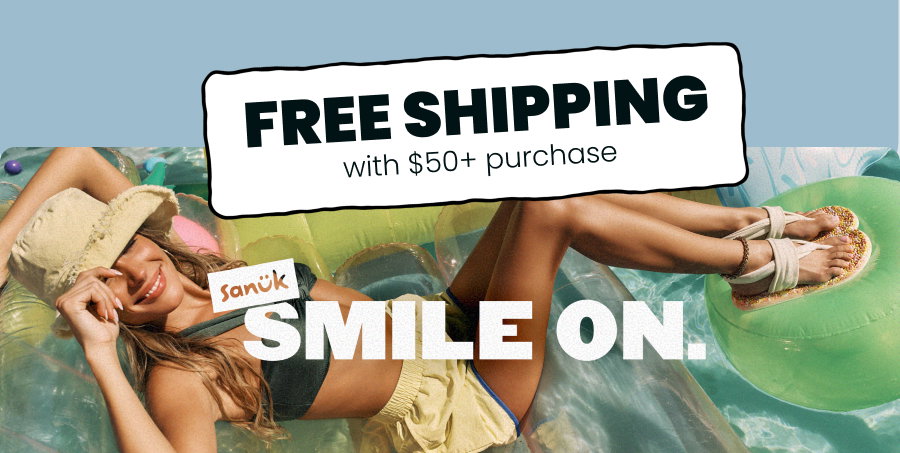 Free shipping on orders USD $50+