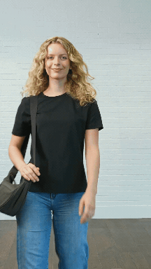 organic cotton crossbody bag