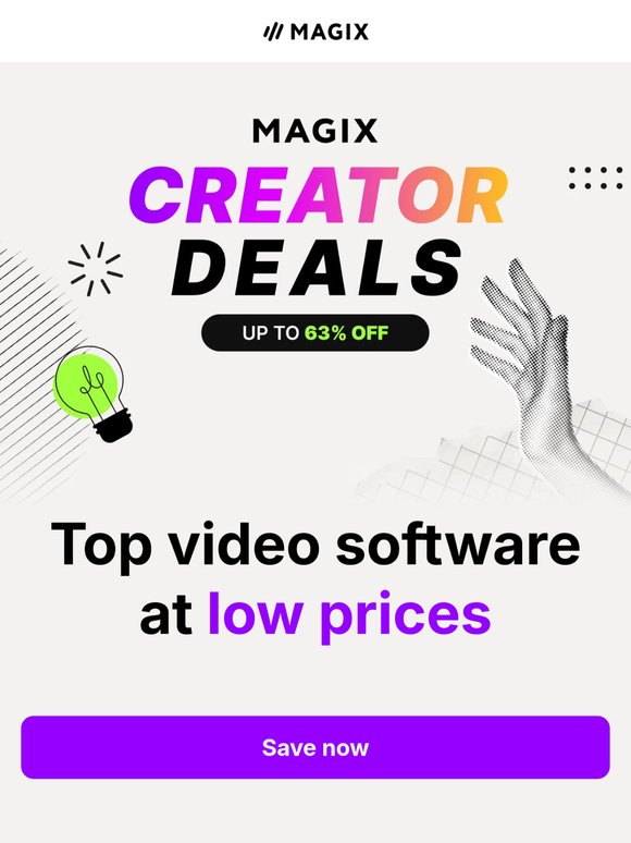 Big savings: Video editing tools up to 63% off
