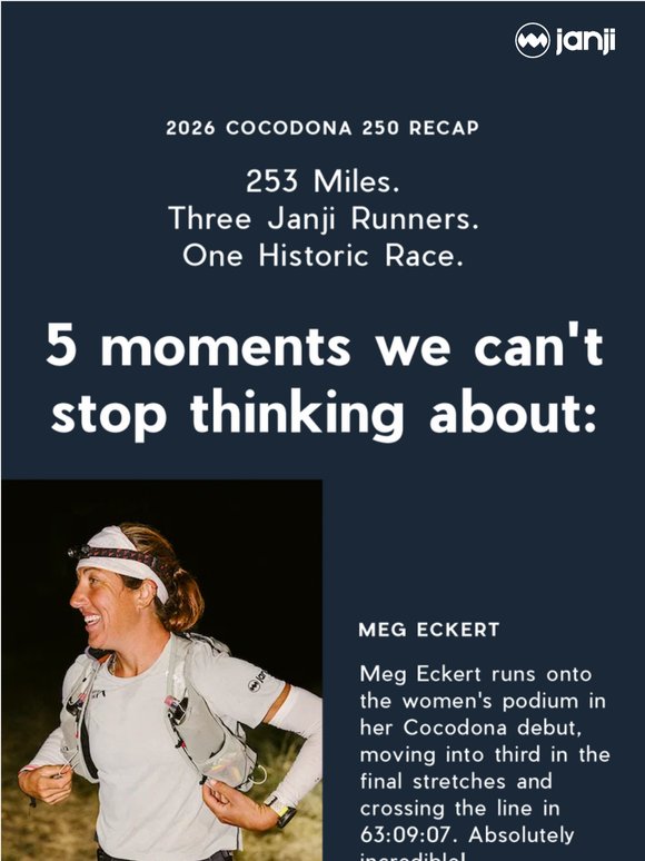 253 Miles. 5 Moments. 1 Historic Race.