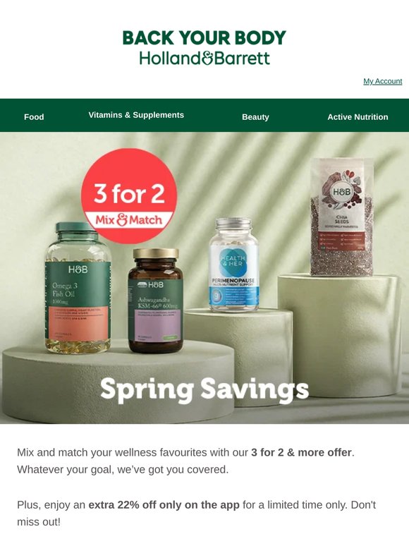 More ways to save: 3 for 2 & more