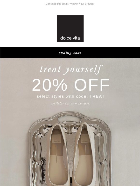 ENDING SOON: 20% OFF