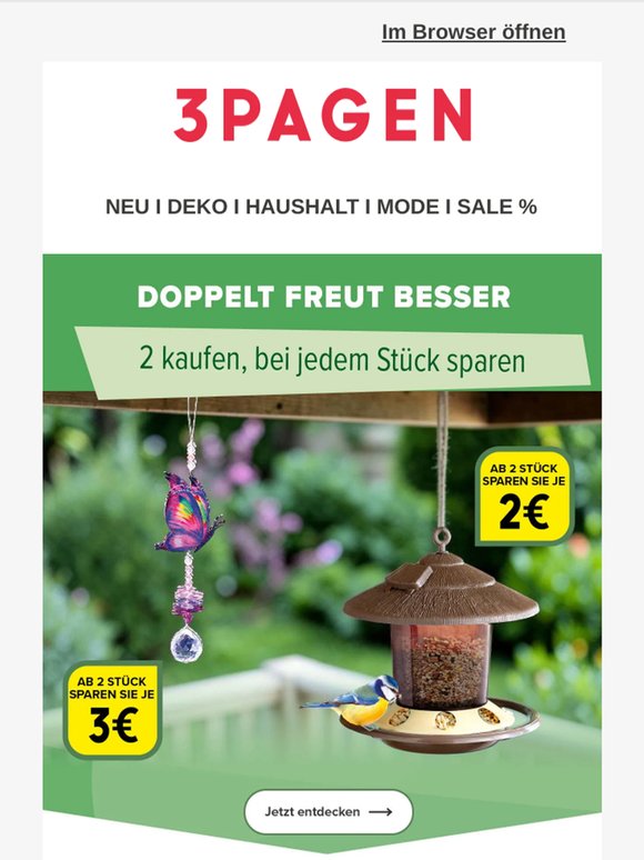 Für Sparfüchse: Ab 2 Stück sparen 🦊