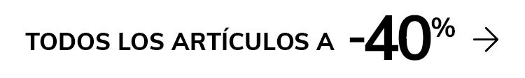 Todos los artículos a -40%
