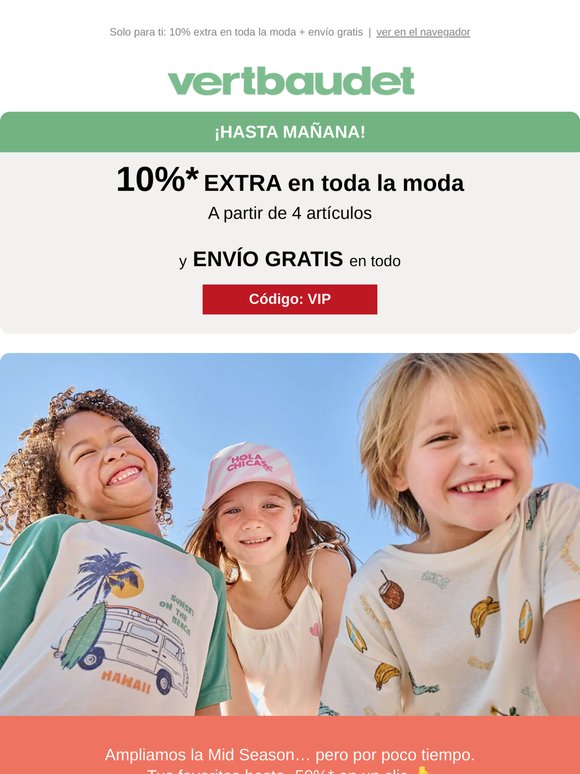 Solo para ti: 10% EXTRA + envío gratis🔥