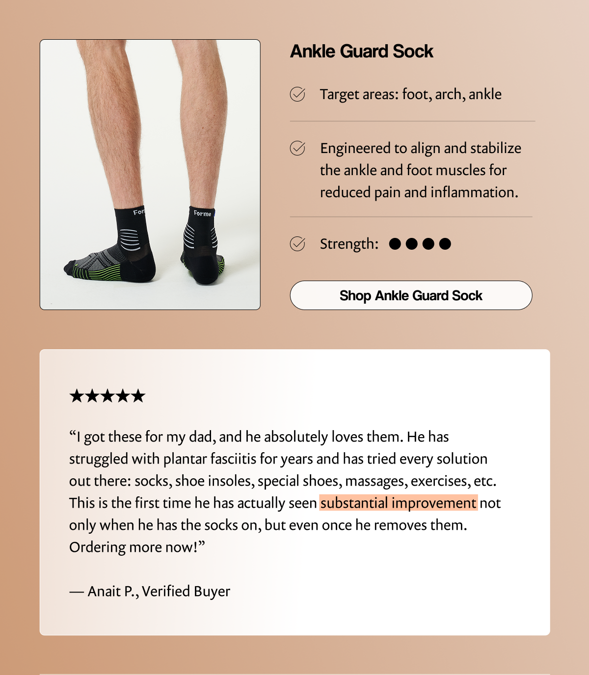 Shop Ankle Guard Sock
