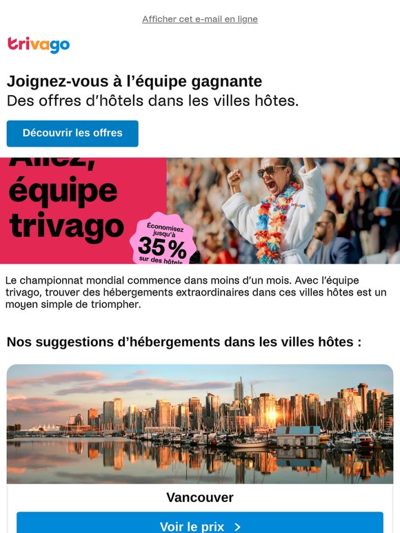 Joignez-vous à l’équipe trivago 🏆