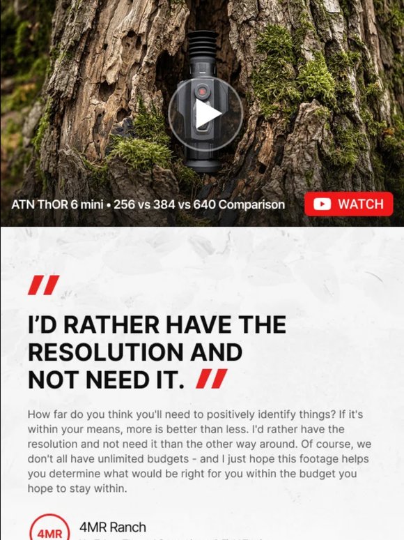 The Thermal Resolution Test You've Been Waiting For