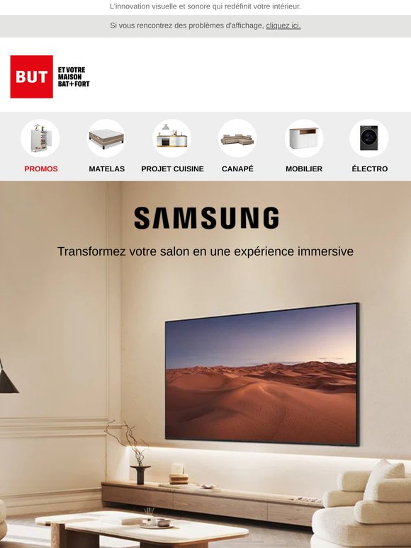 Découvrez les TV et Barres de Sons phares de Samsung !