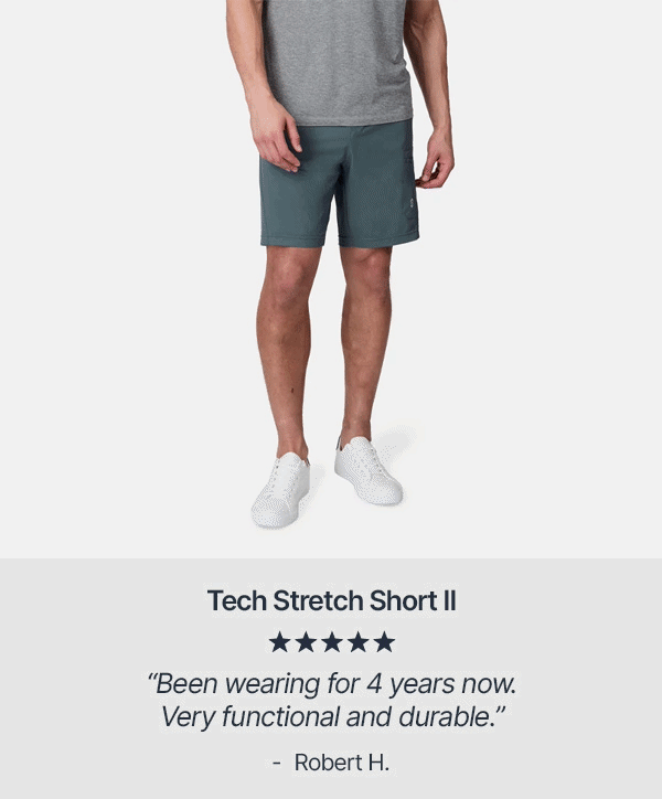 men's tech stretch short II