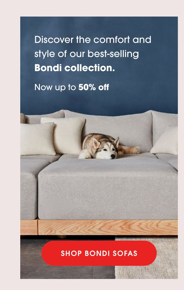 Shop Bondi sofas