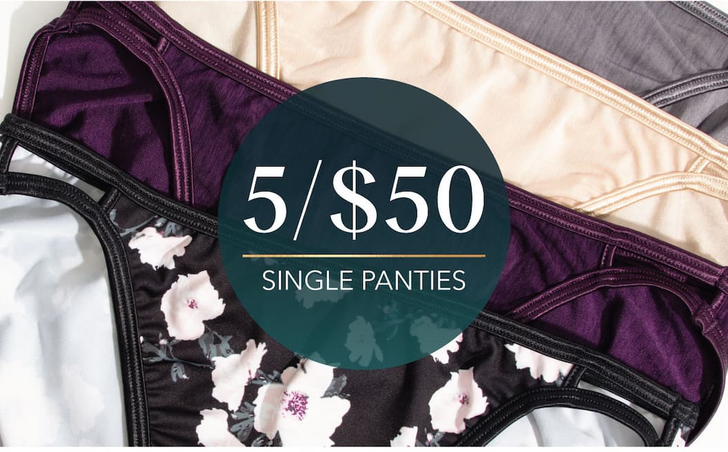 5/$50 Single Panties