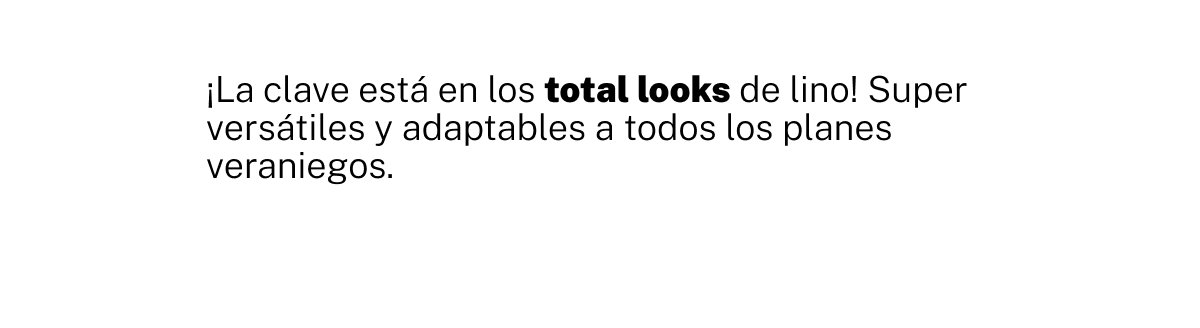TOTAL LOOKS
