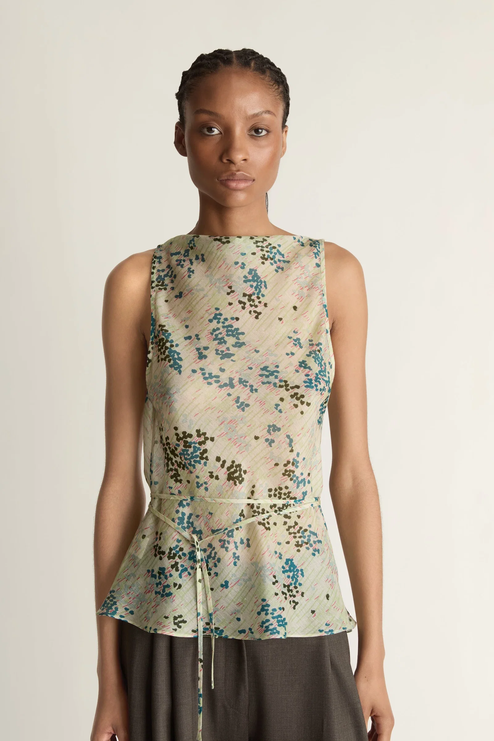 Image of Willow Silk Bias Top