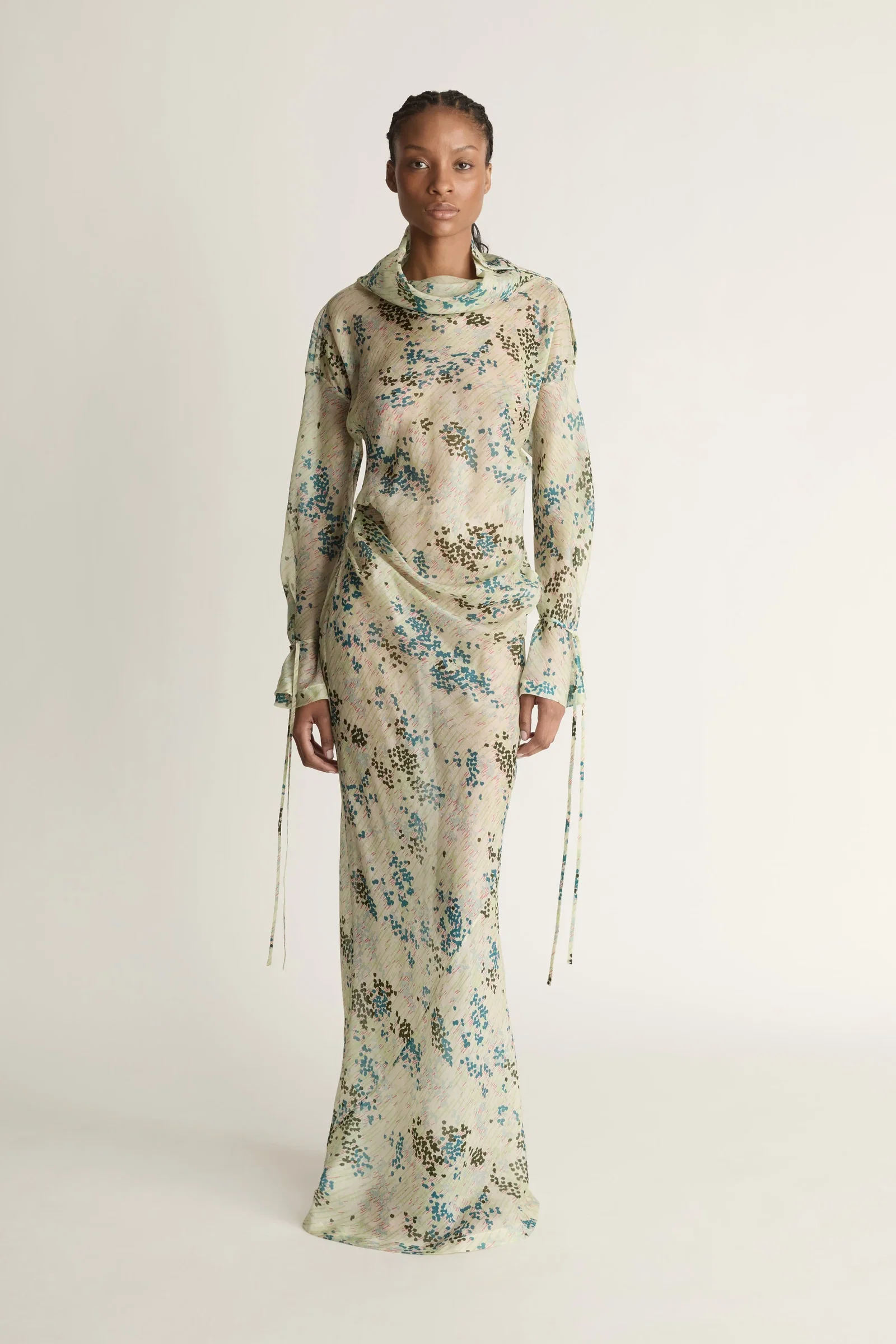 Image of Willow Silk LS Dress