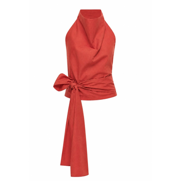 Azur Top Linen