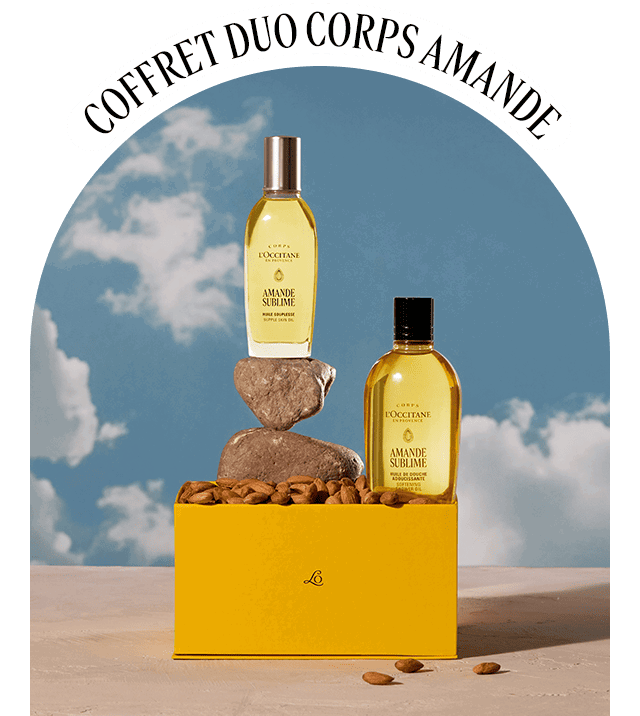 Coffret duo corps amande