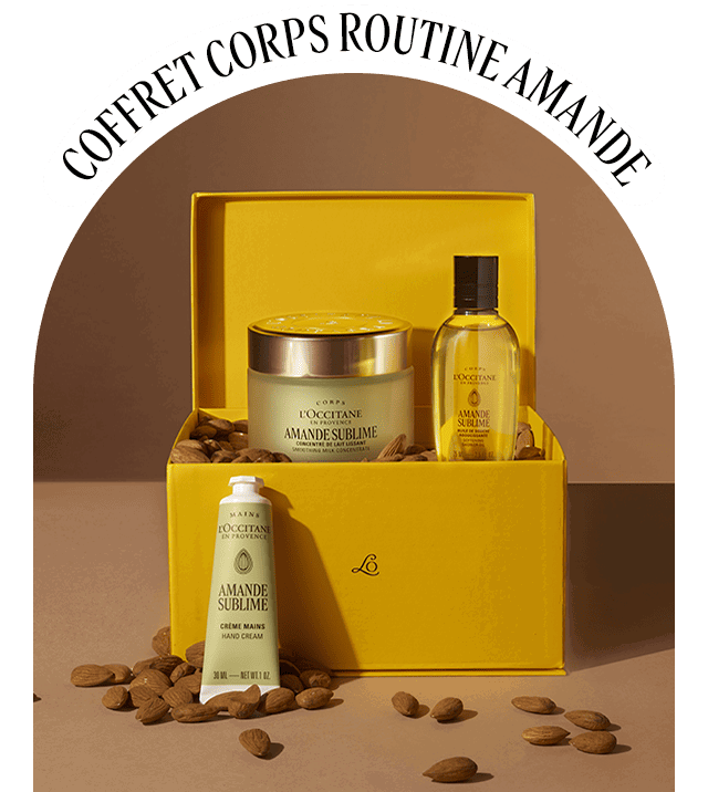 Coffret corps routine amande