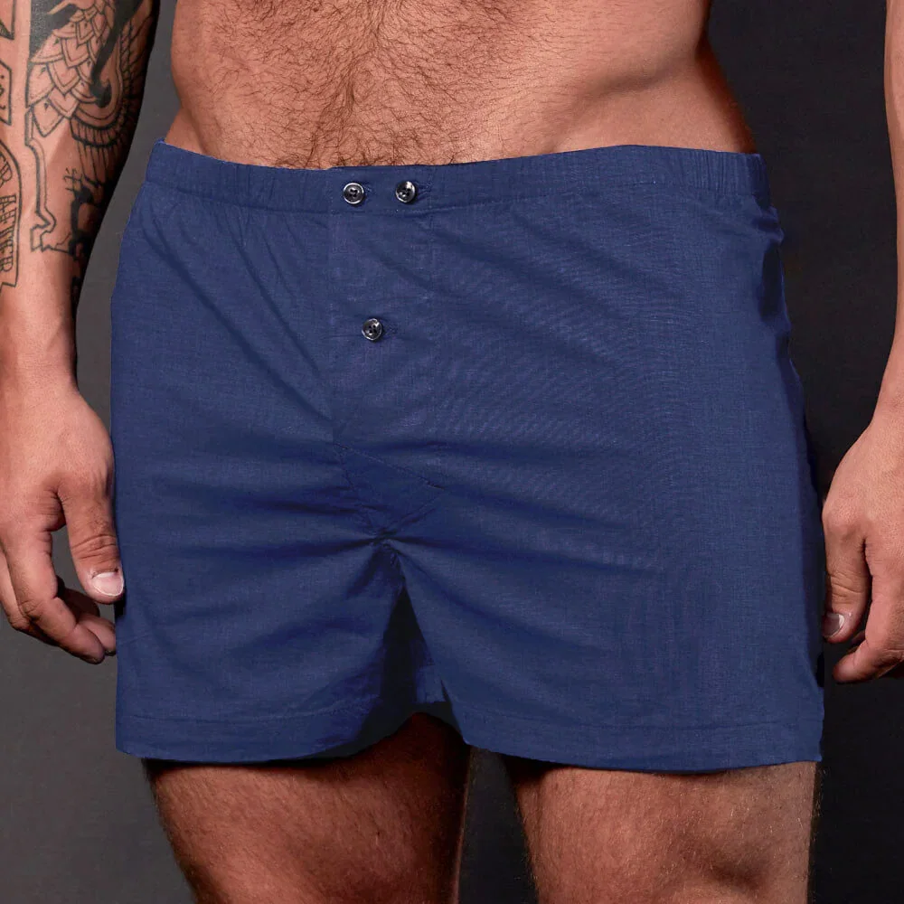 Image of "SPIKE" - True Blue Slim-Cut Boxer Short - Made in USA