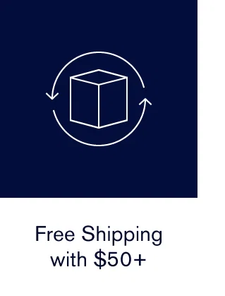 Free Shipping with $50+