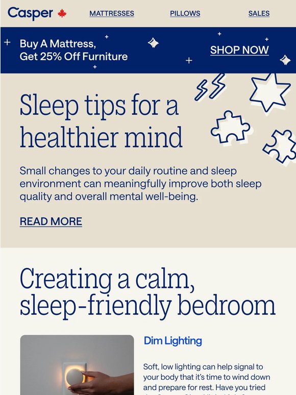 Improving mental health through sleep 😴
