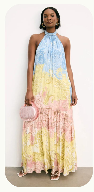 Western Pastel Dress