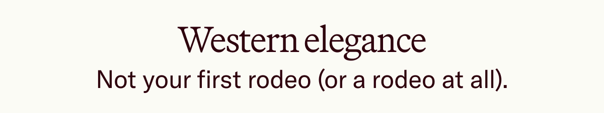 Western elegance