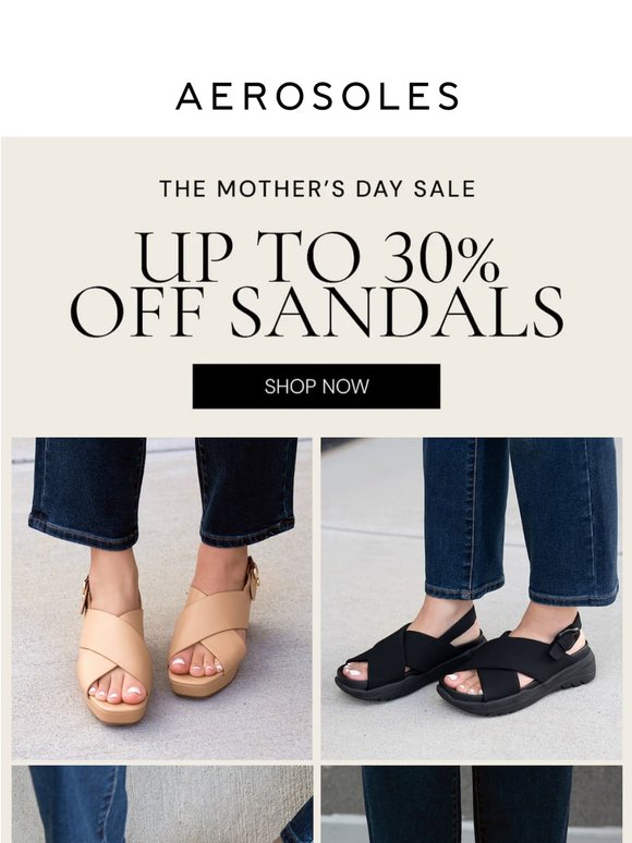 Your size = up to 30% off