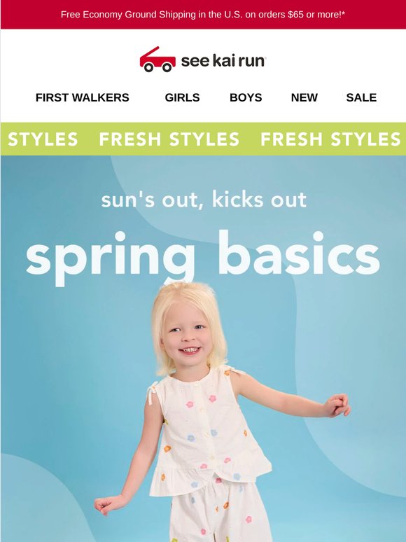 Stock Up On Warm-weather Basics They'll Love!