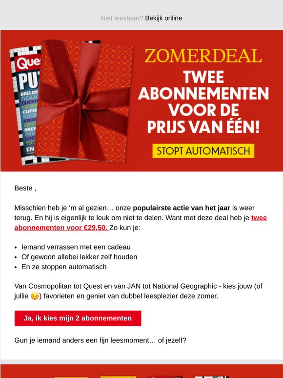 Geef leesplezier cadeau – of hou het lekker zelf