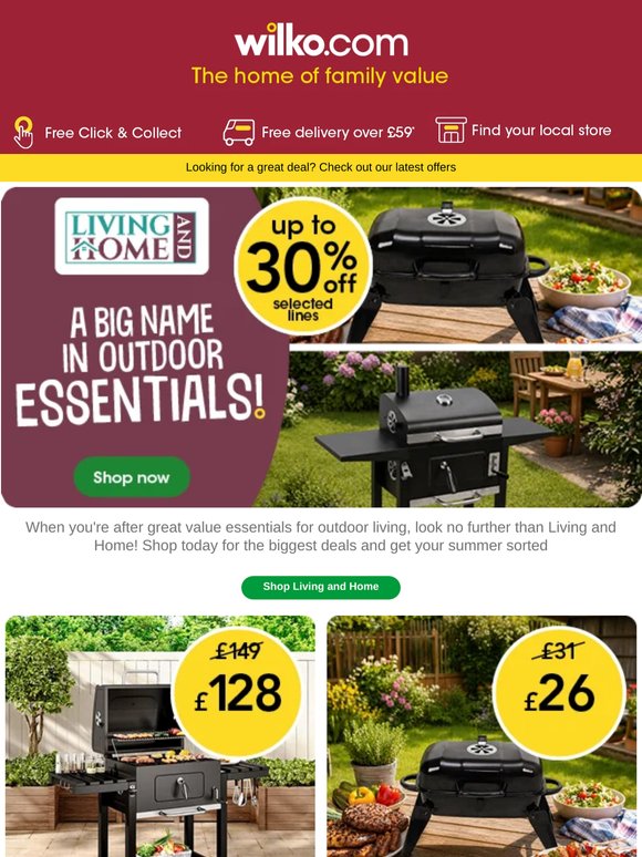 Brilliant value and high quality from Living and Home!