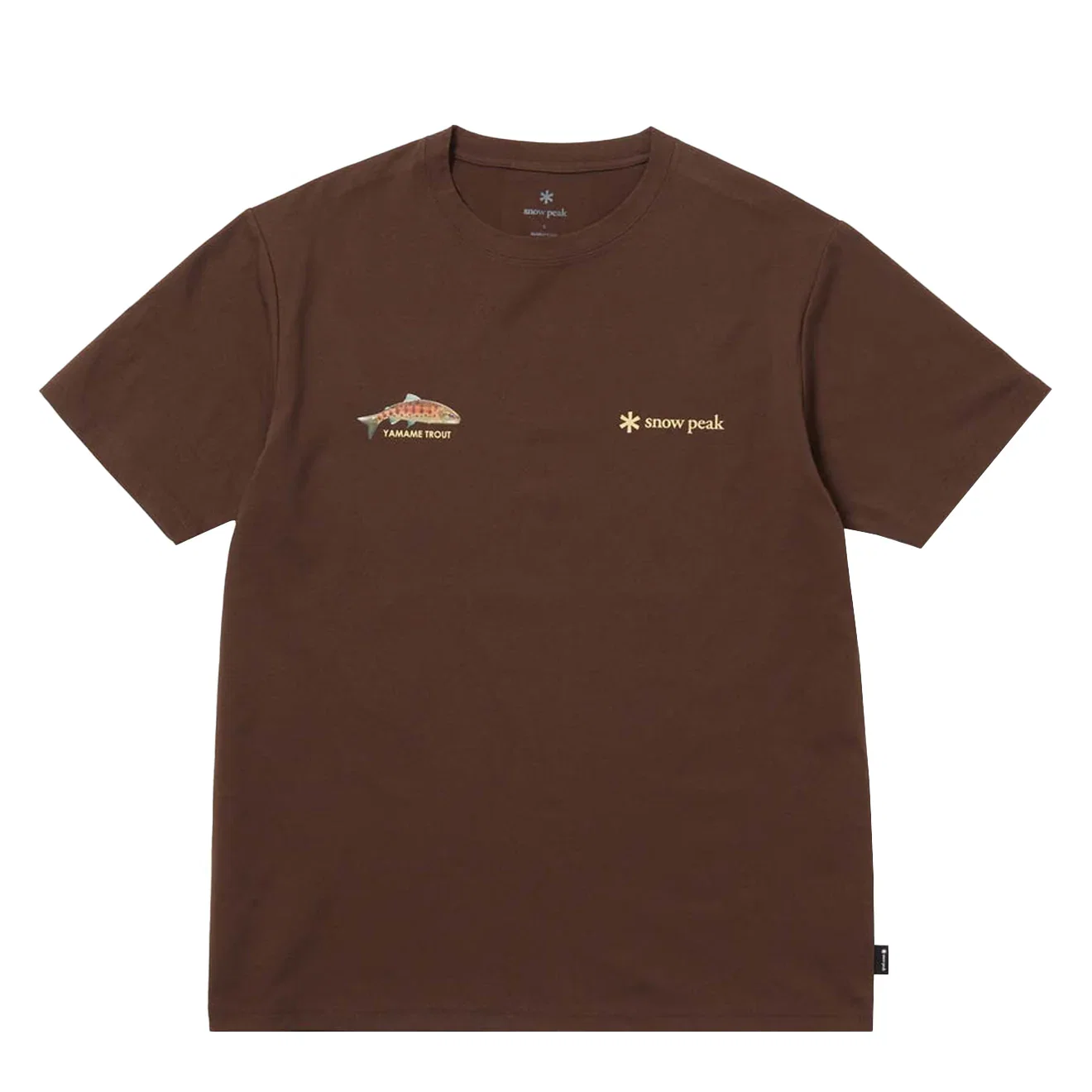 Image of Snow Peak Northland Trout Dry T-Shirt - Brown