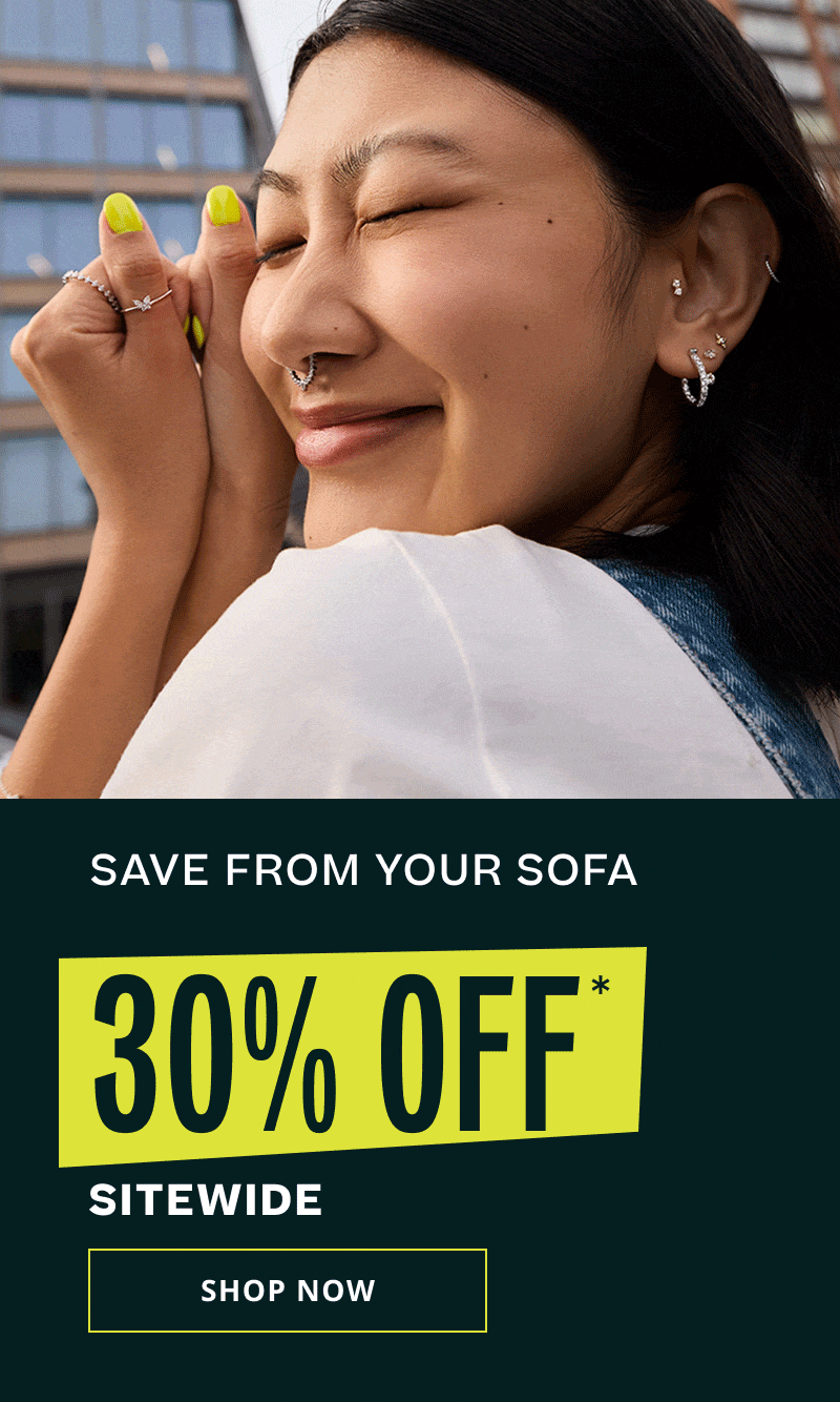 Alternating screen of model with diamond ear stack, rings, pendant chains & septum: From sofa 30% OFF Sitewide to BOG2 50% OFF IRL. Click here to shop now