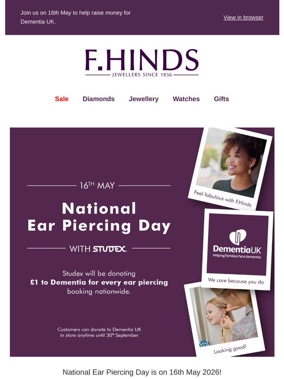 National Ear Piercing Day is next week!