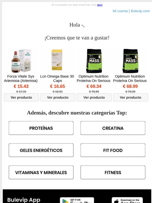 —, Tenemos algunas recomendaciones para ti
