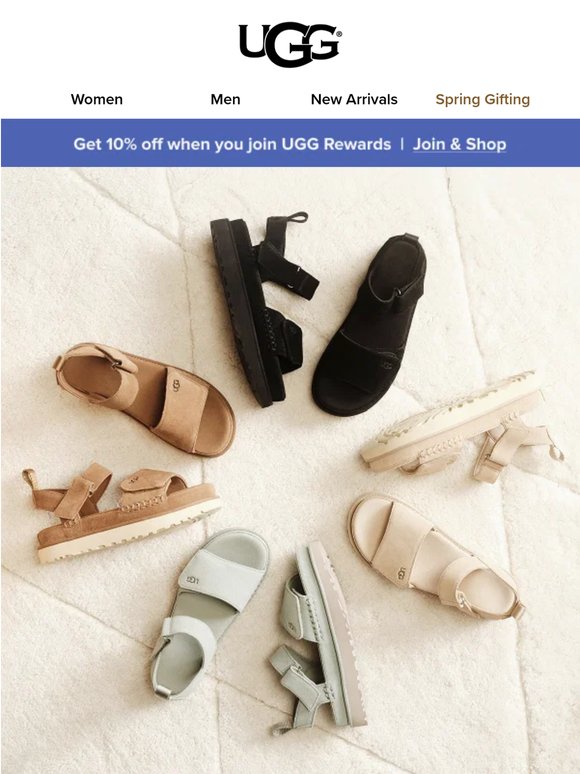 NEW SANDALS JUST DROPPED