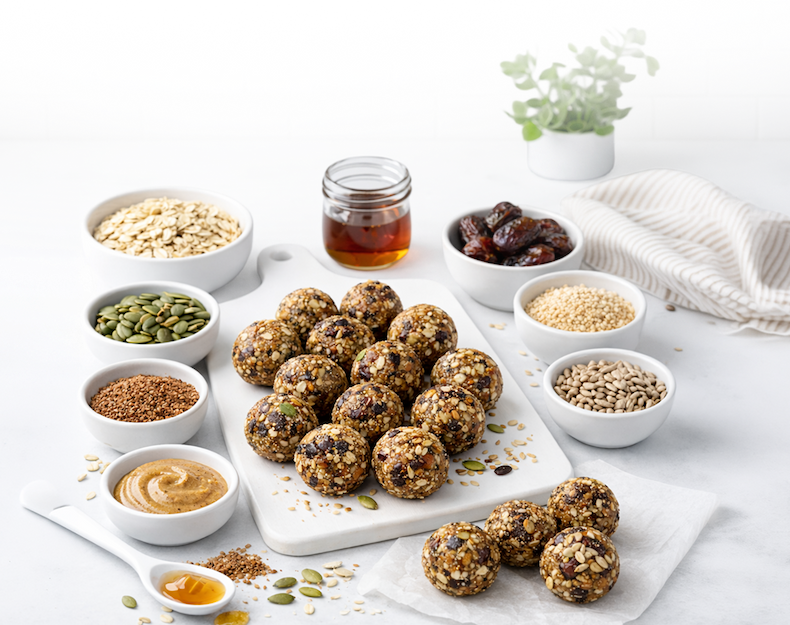MegaFood Seed Cycling Energy Bites | Ingredients for Recipe