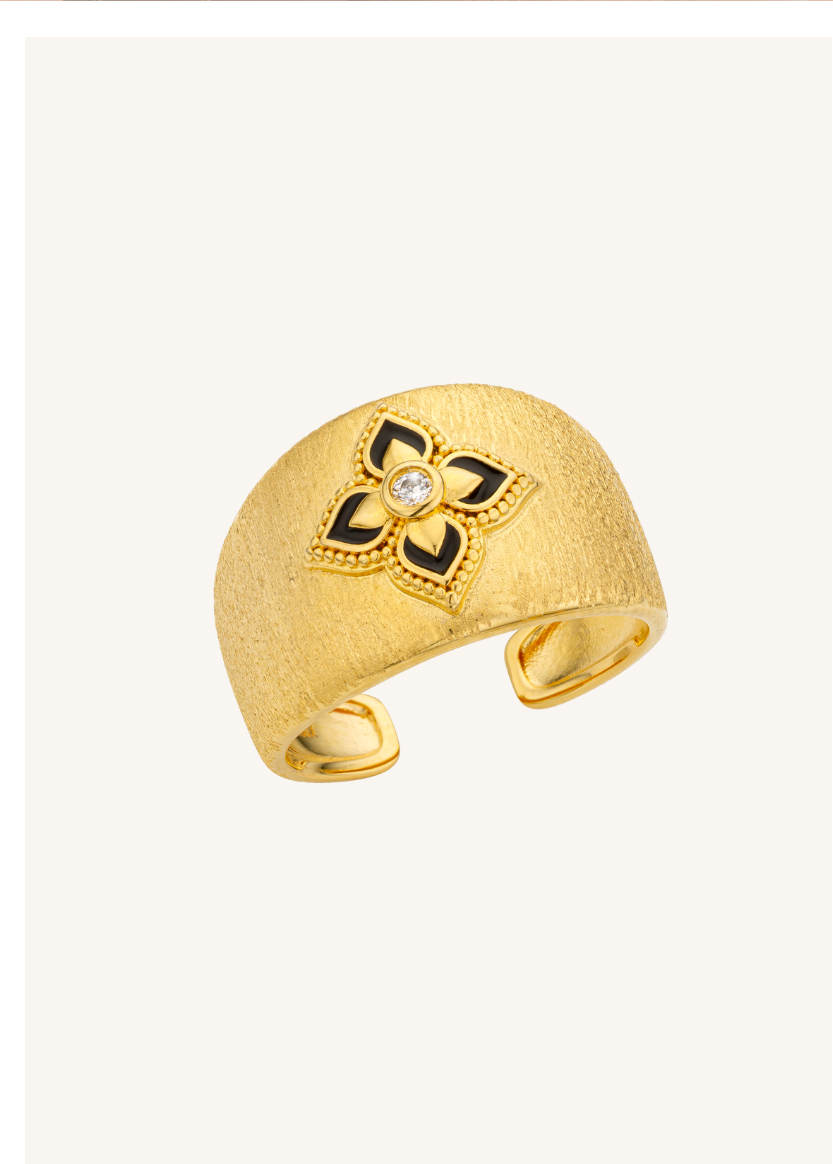 BAGUE - BLACK LOTUS CUFF