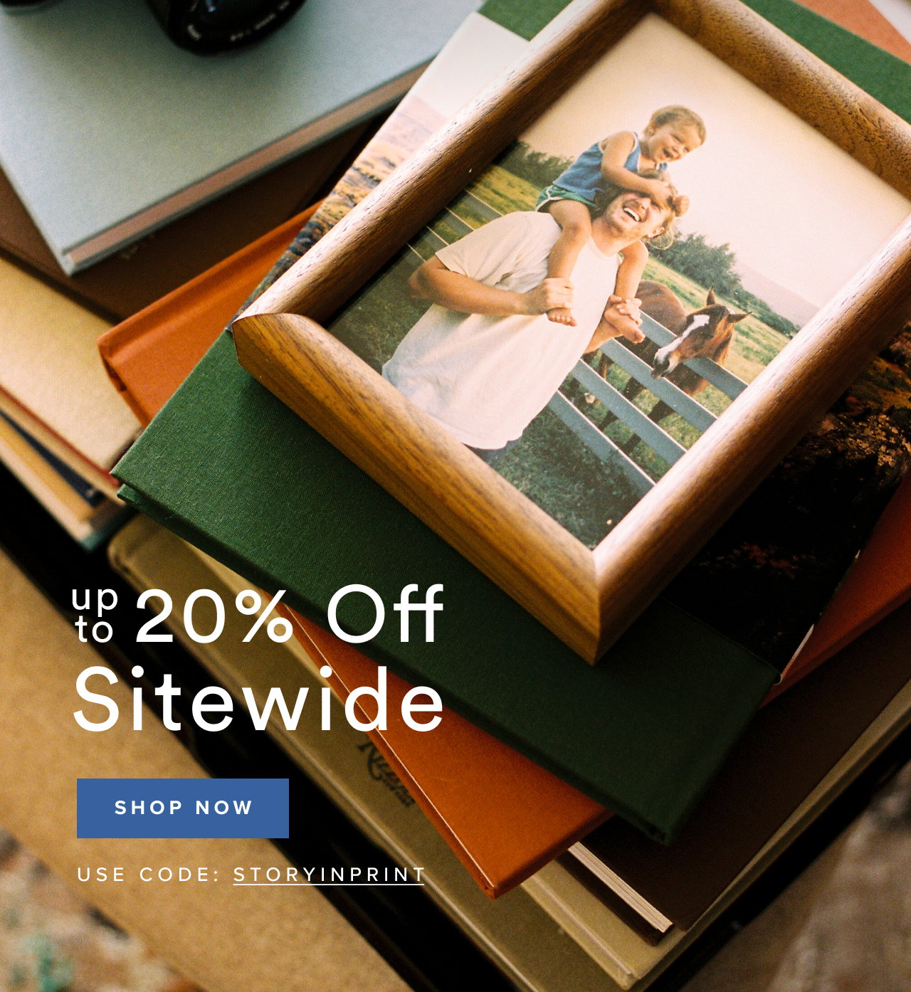 Up to 20% off Prints, Frames, and Books