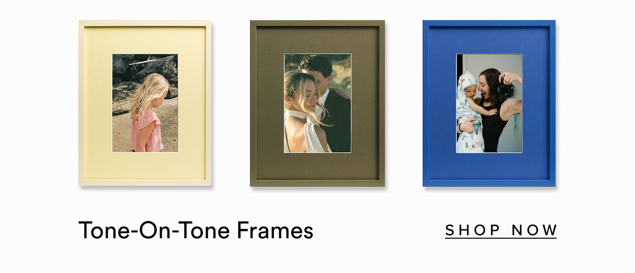 Tone-on-tone frames
