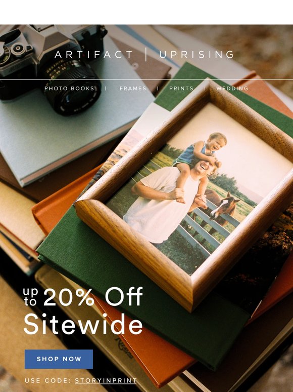 Up to 20% off starts now
