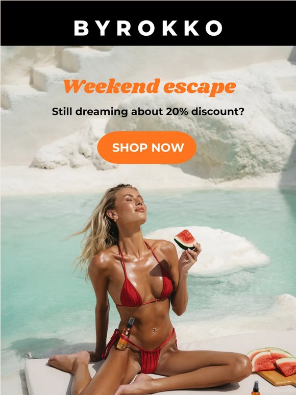 Weekend Escape is halfway through