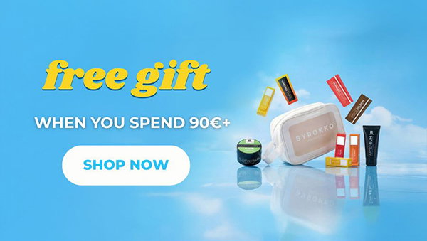 Free gift when you spend over 90€