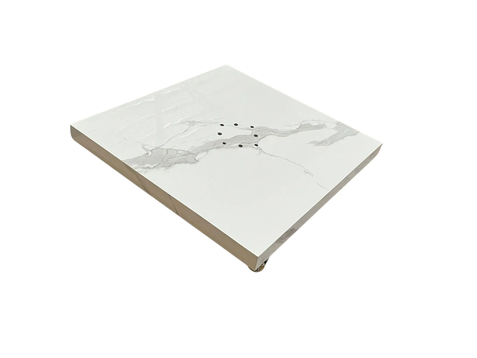 Image of 90kg White Sintered Stone Base with Wheels | Cantilever Parasols