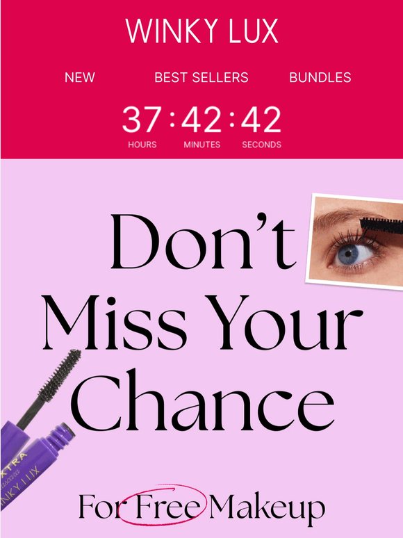 Last call! Get 3 free minis ASAP 💝