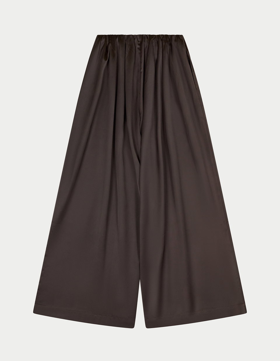 SATIN WIDE LEG TROUSERS