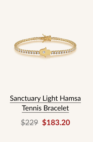Sanctuary Light Hamsa Tennis Bracelet