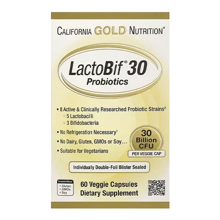 California Gold Nutrition, LactoBif® 30 Probiotics